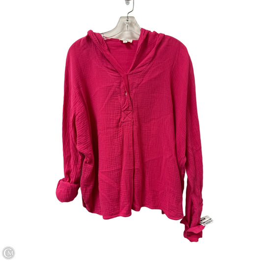 Top Long Sleeve By Clothes Mentor In Pink, Size: S