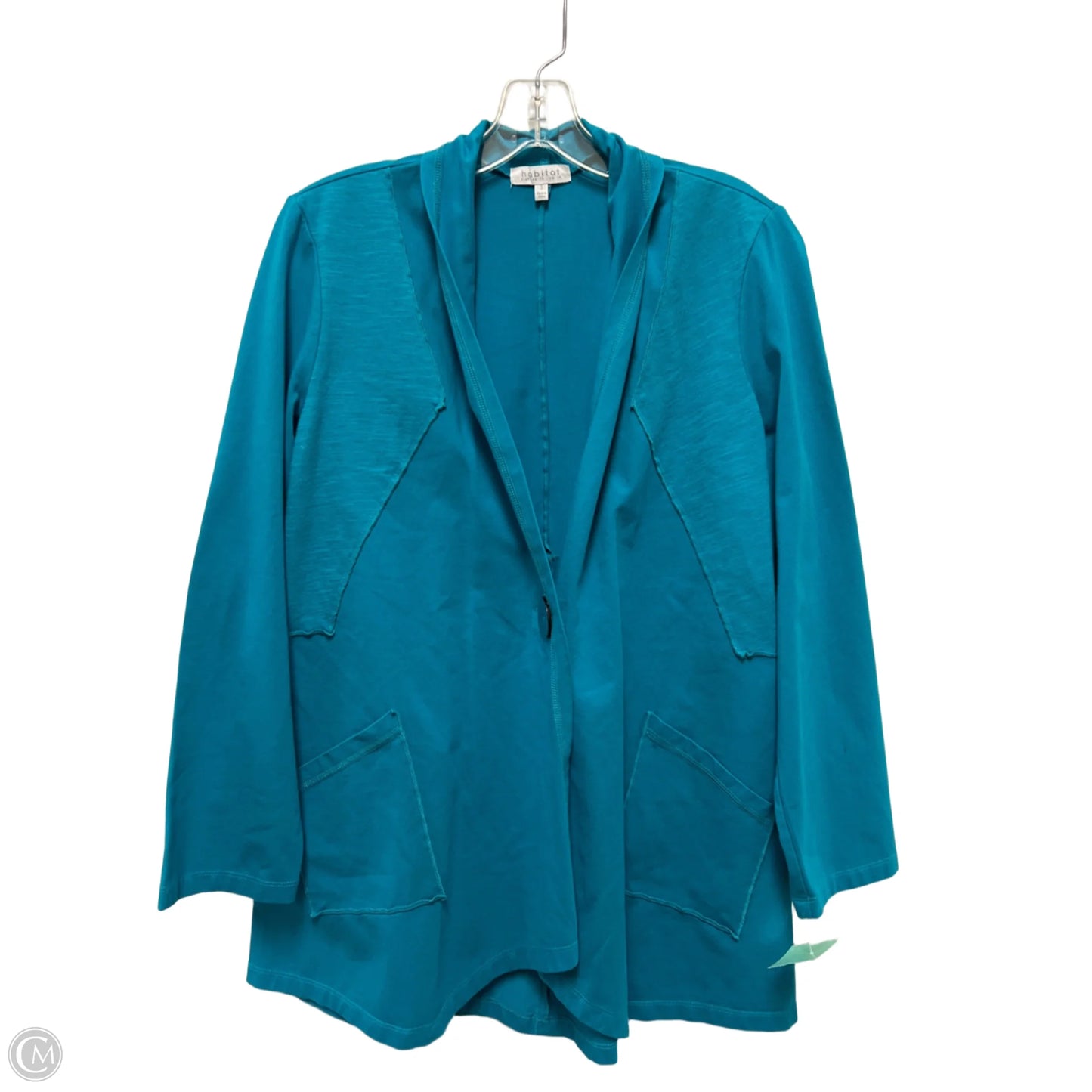 Sweater Cardigan By Habitat In Blue, Size: S