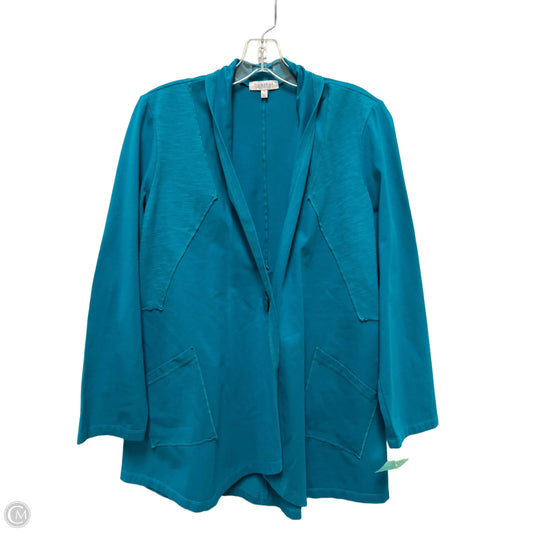 Sweater Cardigan By Habitat In Blue, Size: S