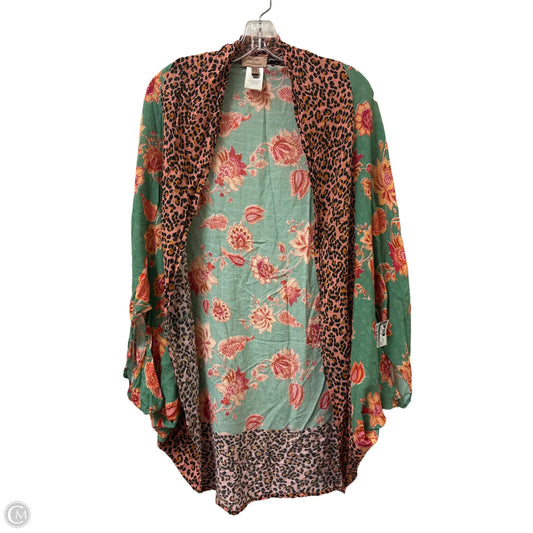 Kimono By Kachel In Animal Print, Size: Osfm