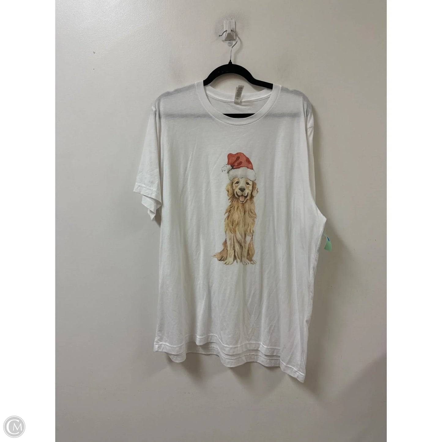 Top Short Sleeve By Canvasback In White, Size: 2x