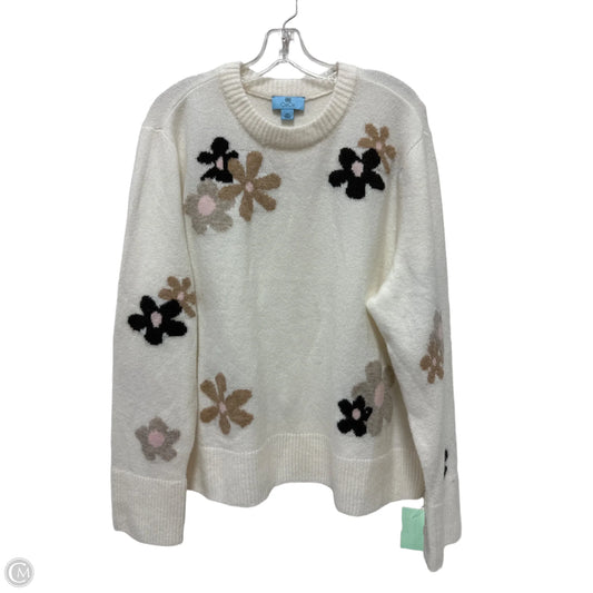 Sweater By Cece In Cream, Size: 1x