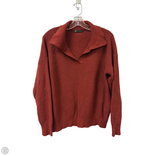 Sweater By Clothes Mentor In Orange, Size: M