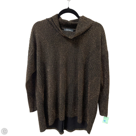 Top Long Sleeve By Karen Kane In Gold, Size: 1x