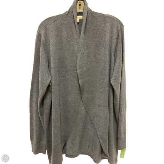 Sweater Cardigan By Ella Moss In Navy, Size: 1x