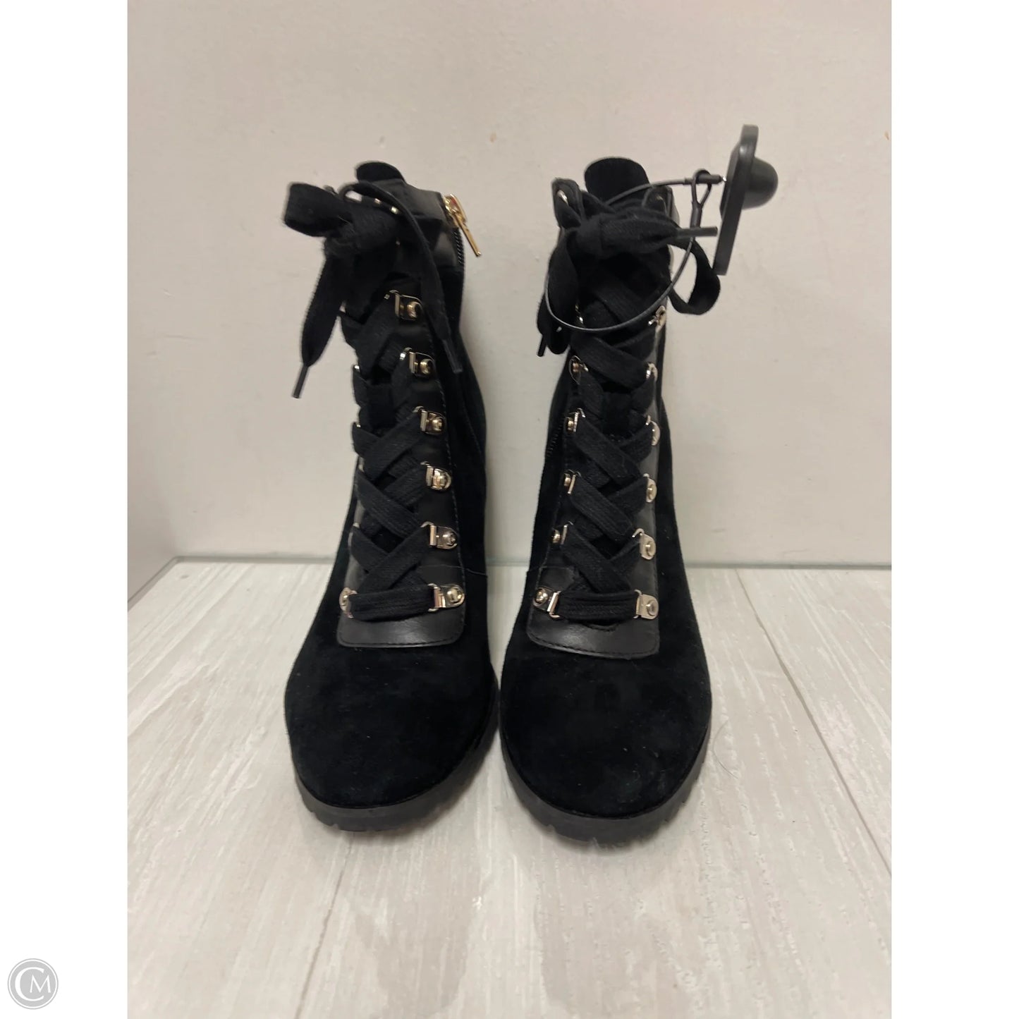 Boots Ankle Heels By Vince Camuto In Black, Size: 6.5