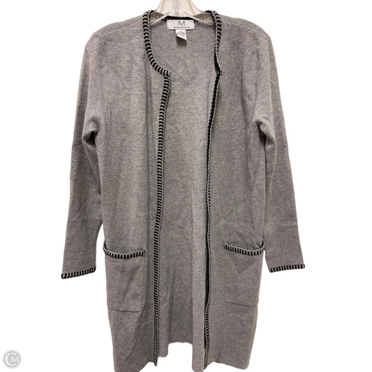 Sweater Cardigan By Clothes Mentor In Grey, Size: S