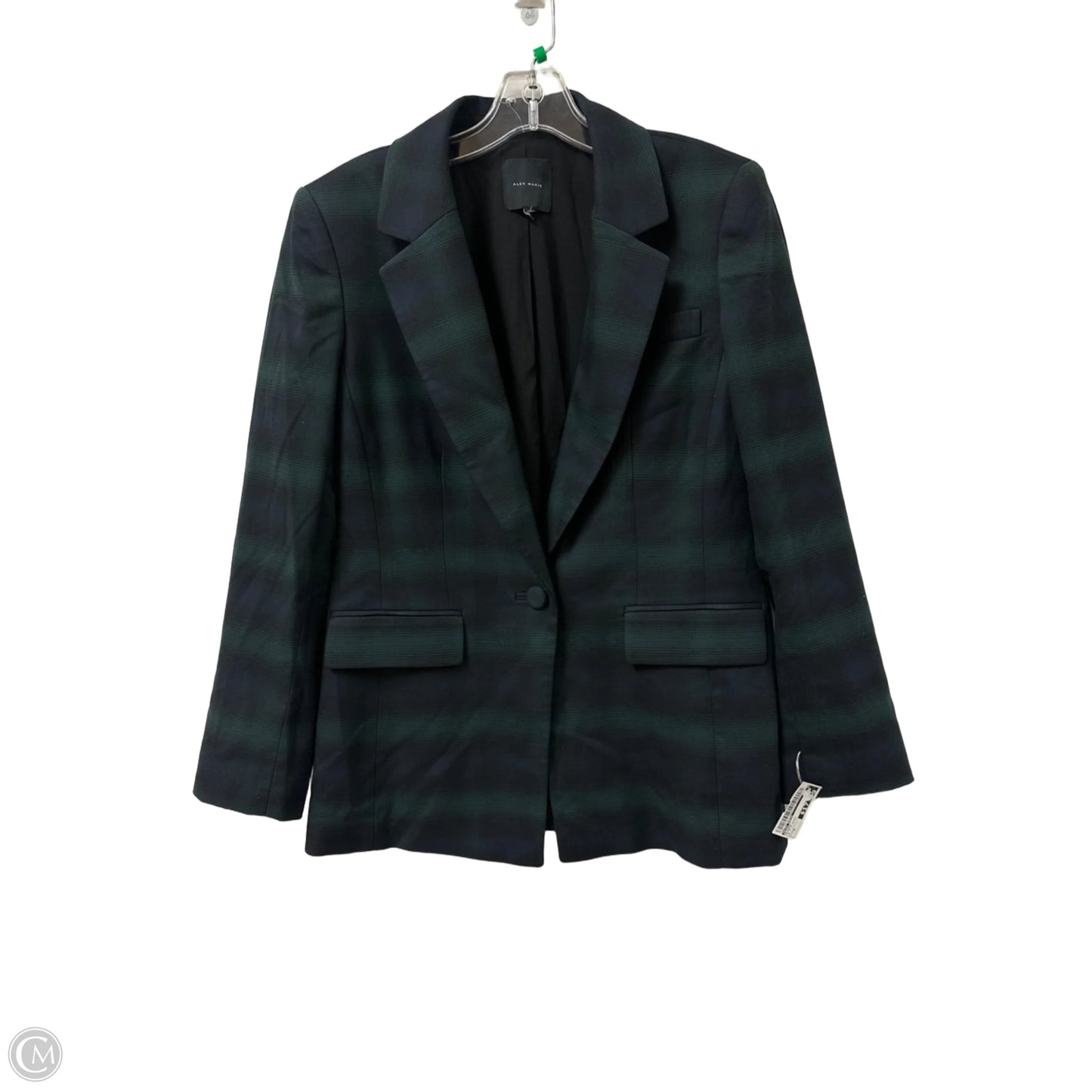 Blazer By Alex Marie In Blue & Green, Size: M