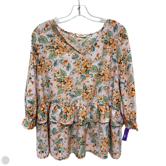 Top Long Sleeve By Clothes Mentor In Pink, Size: S