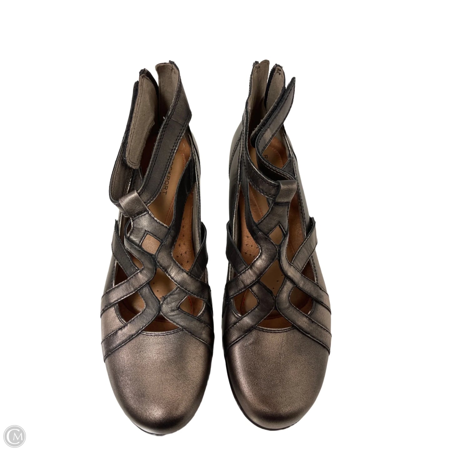 Sandals Flats By Rockport In Bronze, Size: 9.5