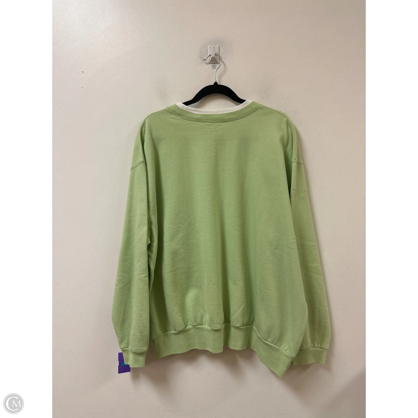 Sweater By Clothes Mentor In Green, Size: 3x