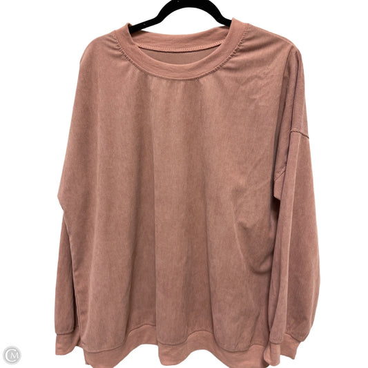 Sweater By Clothes Mentor In Pink, Size: 1x