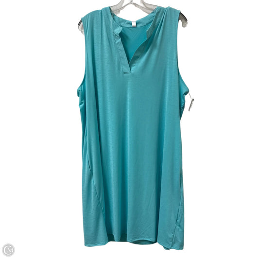 Dress Casual Midi By Clothes Mentor In Blue, Size: 3x