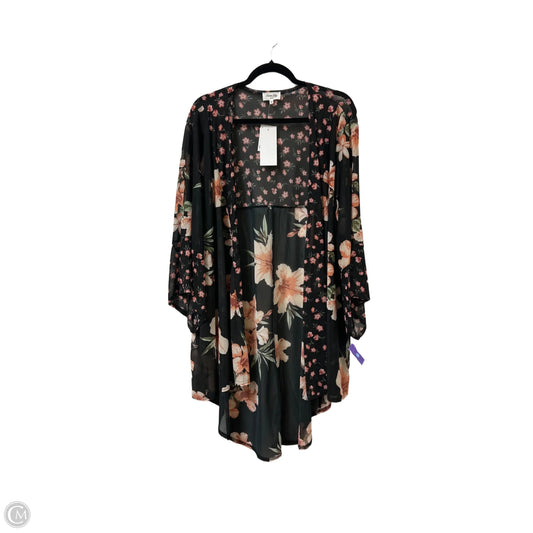Kimono By Siren Lily In Floral Print, Size: 3x