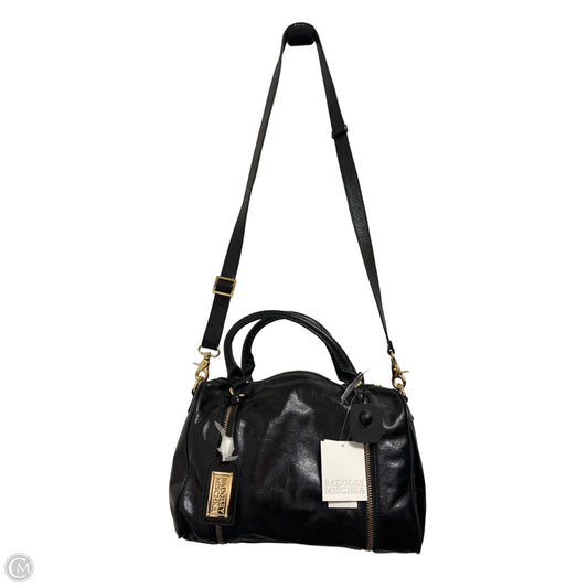 Handbag Leather By Badgley Mischka, Size: Large