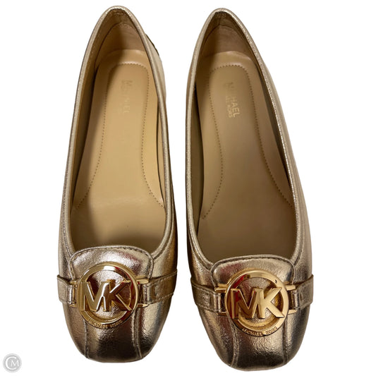 Shoes Flats By Michael By Michael Kors In Gold, Size: 7