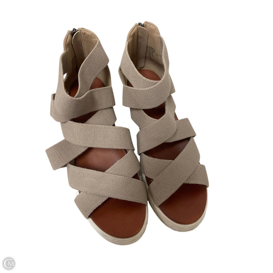 Sandals Flats By Mia In Taupe, Size: 9.5