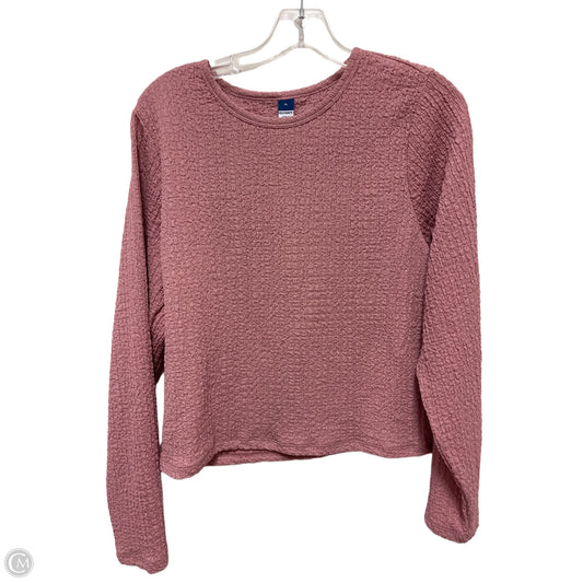 Top Long Sleeve By Old Navy In Pink, Size: Xl