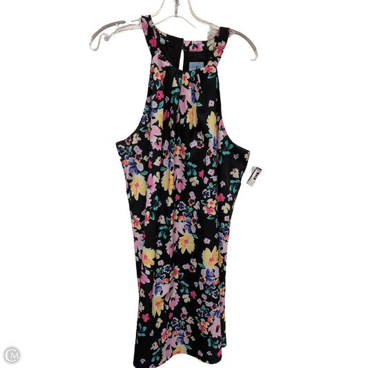 Top Sleeveless By Cece In Floral Print, Size: Xl