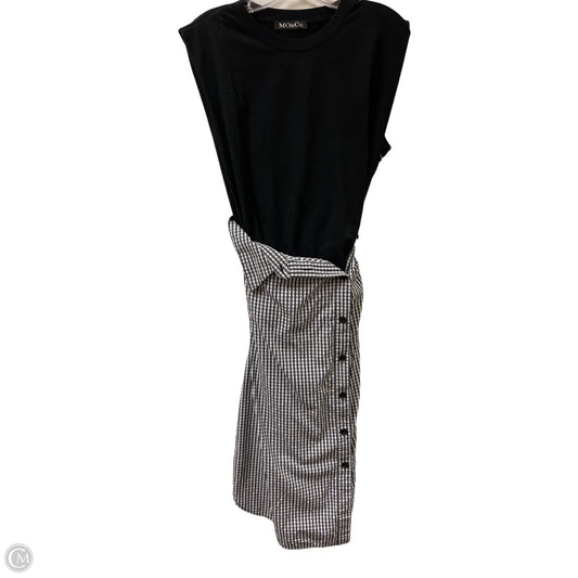 Dress Casual Maxi By Clothes Mentor In Black & White, Size: M