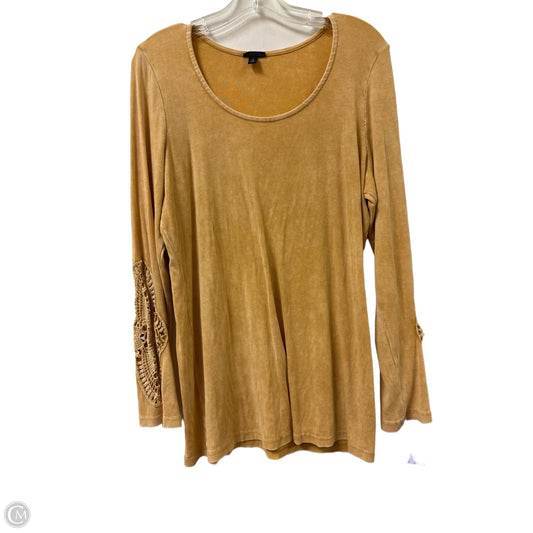 Top Long Sleeve By Torrid In Yellow, Size: 2x