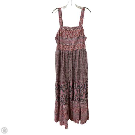 Dress Casual Maxi By Knox Rose In Pink, Size: Xl