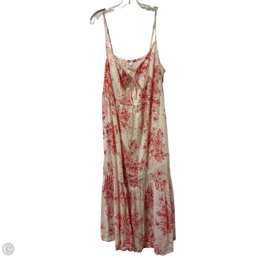 Dress Casual Maxi By Old Navy In Red, Size: Xl