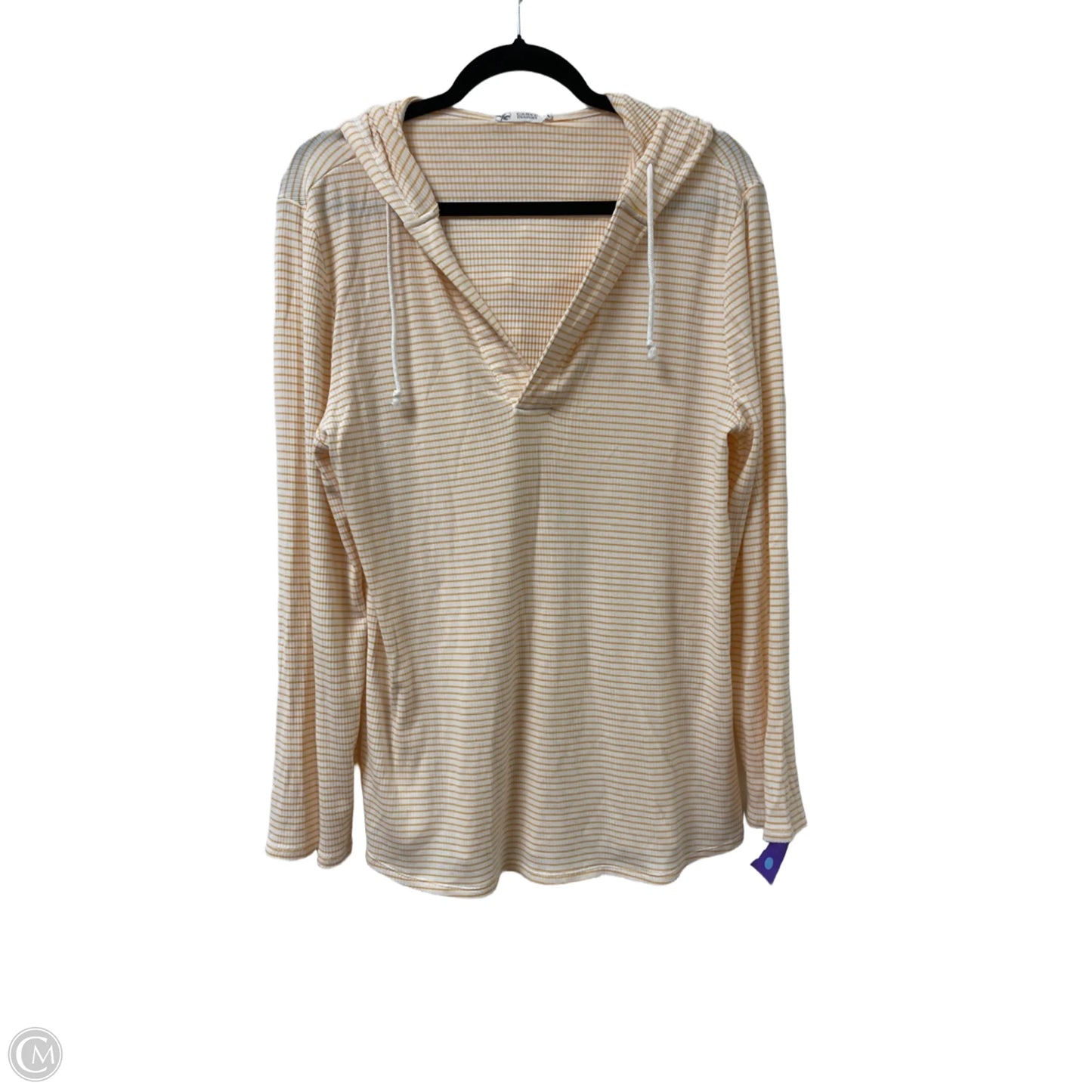 Sweater By Carve Designs In Yellow, Size: Xl