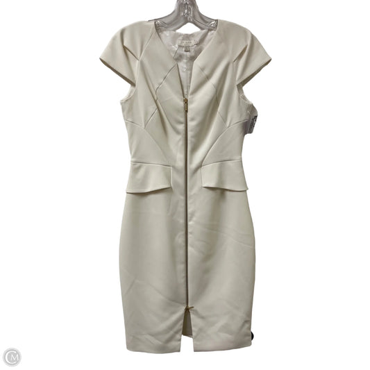 Dress Casual Short By Ted Baker In Cream, Size: Xs