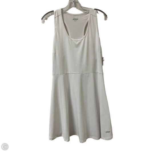 Athletic Dress By Clothes Mentor In White, Size: L