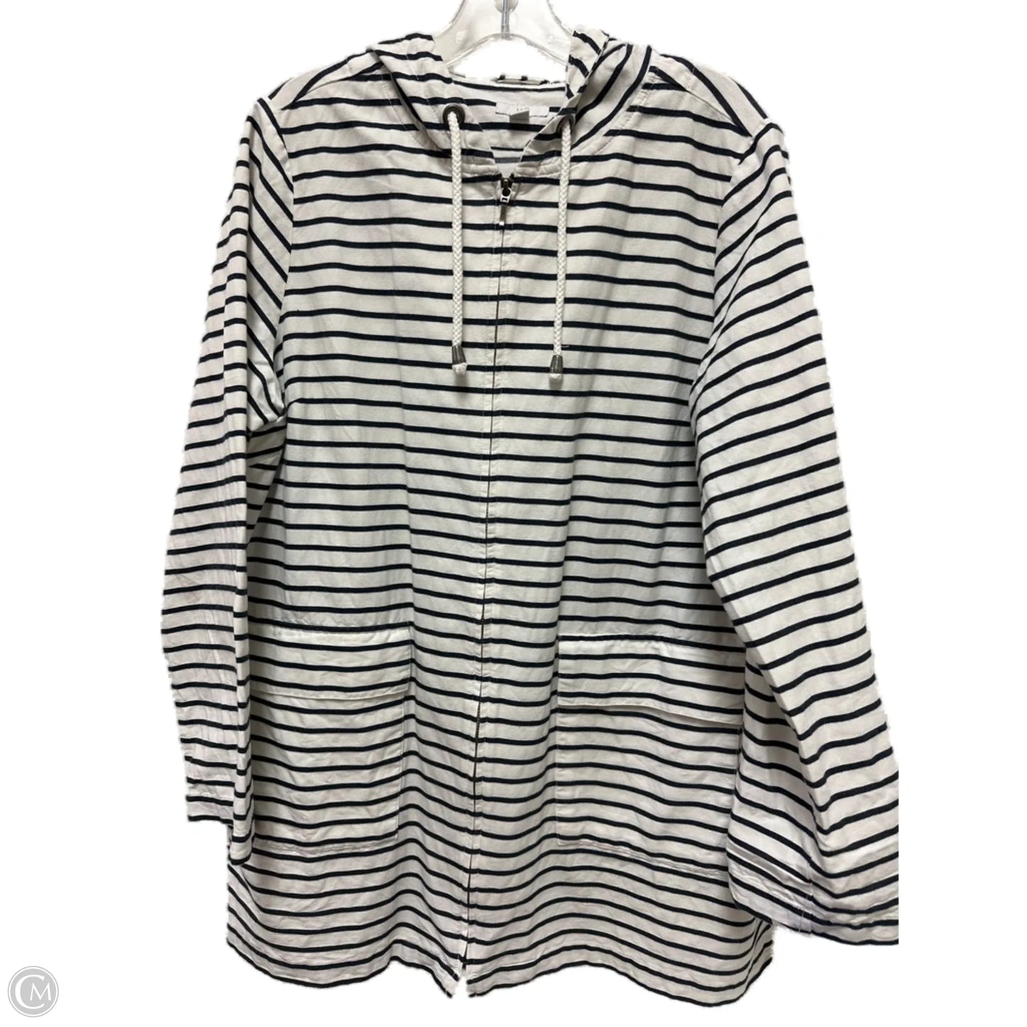Jacket Other By J. Jill In Blue & White, Size: M