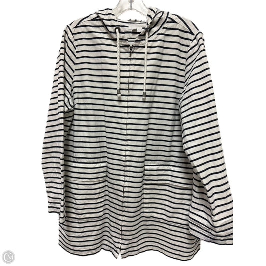 Jacket Other By J. Jill In Blue & White, Size: M