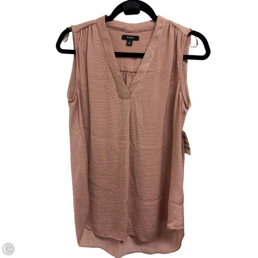 Top Sleeveless By Alfani In Mauve, Size: S