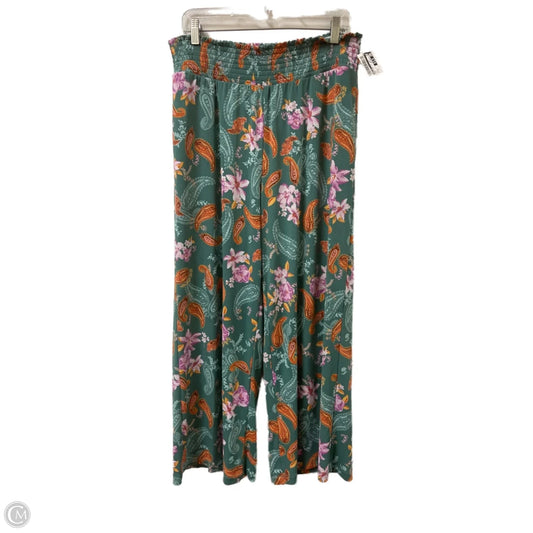 Pants Wide Leg By Bar Iii In Teal, Size: Xl