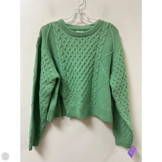 Sweater By Clothes Mentor In Green, Size: Xl