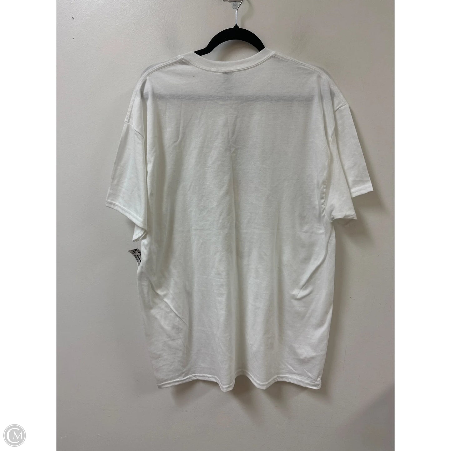 Top Short Sleeve By Gildan In White, Size: Xl