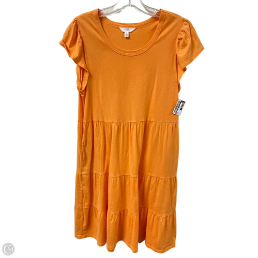 Dress Casual Short By Time And Tru In Orange, Size: S