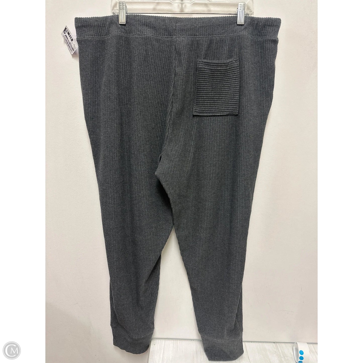 Pants Lounge By Clothes Mentor In Grey, Size: 1x