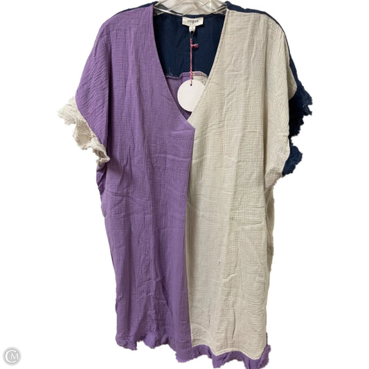 Dress Casual Short By Umgee In Purple, Size: M