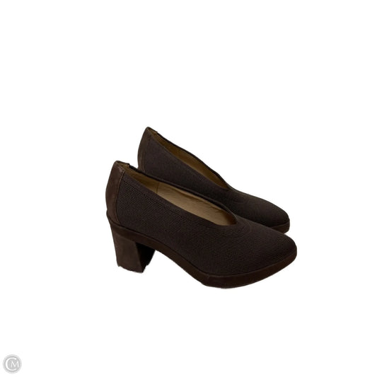 Shoes Heels Block By Eileen Fisher In Brown, Size: 7