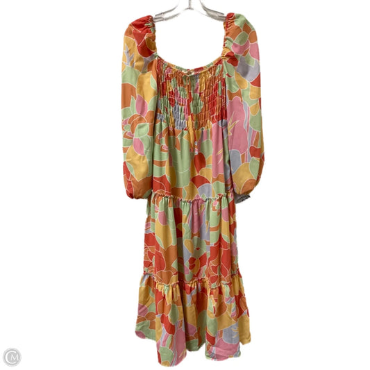 Dress Casual Maxi By Clothes Mentor In Multi-colored, Size: S