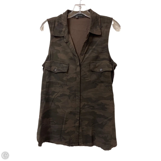 Top Sleeveless By Sanctuary In Camouflage Print, Size: S
