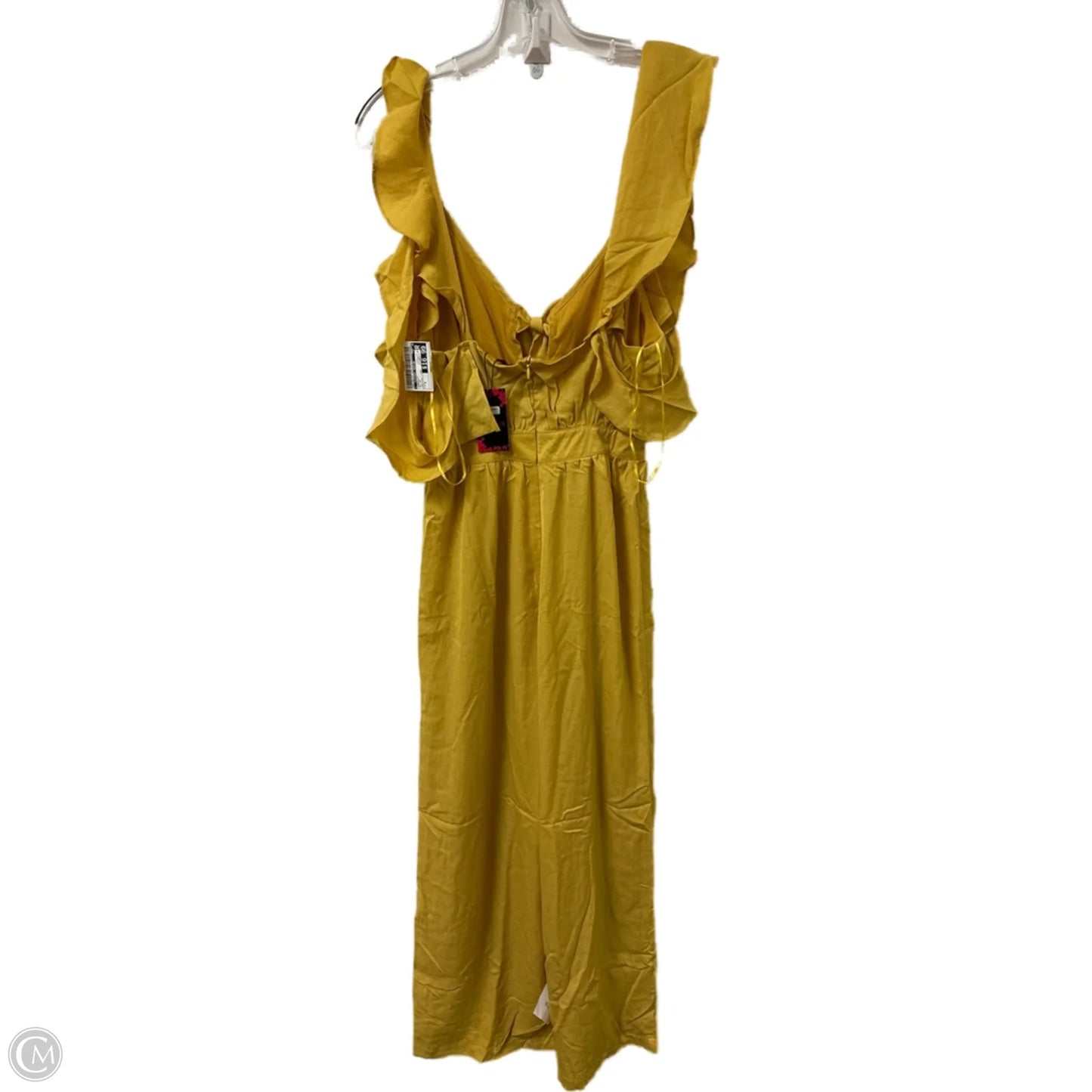 Jumpsuit By Clothes Mentor In Yellow, Size: S