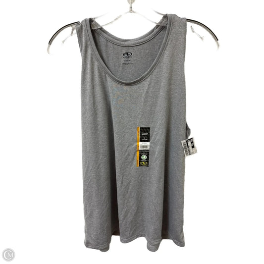 Athletic Tank Top By Athletic Works In Grey, Size: L