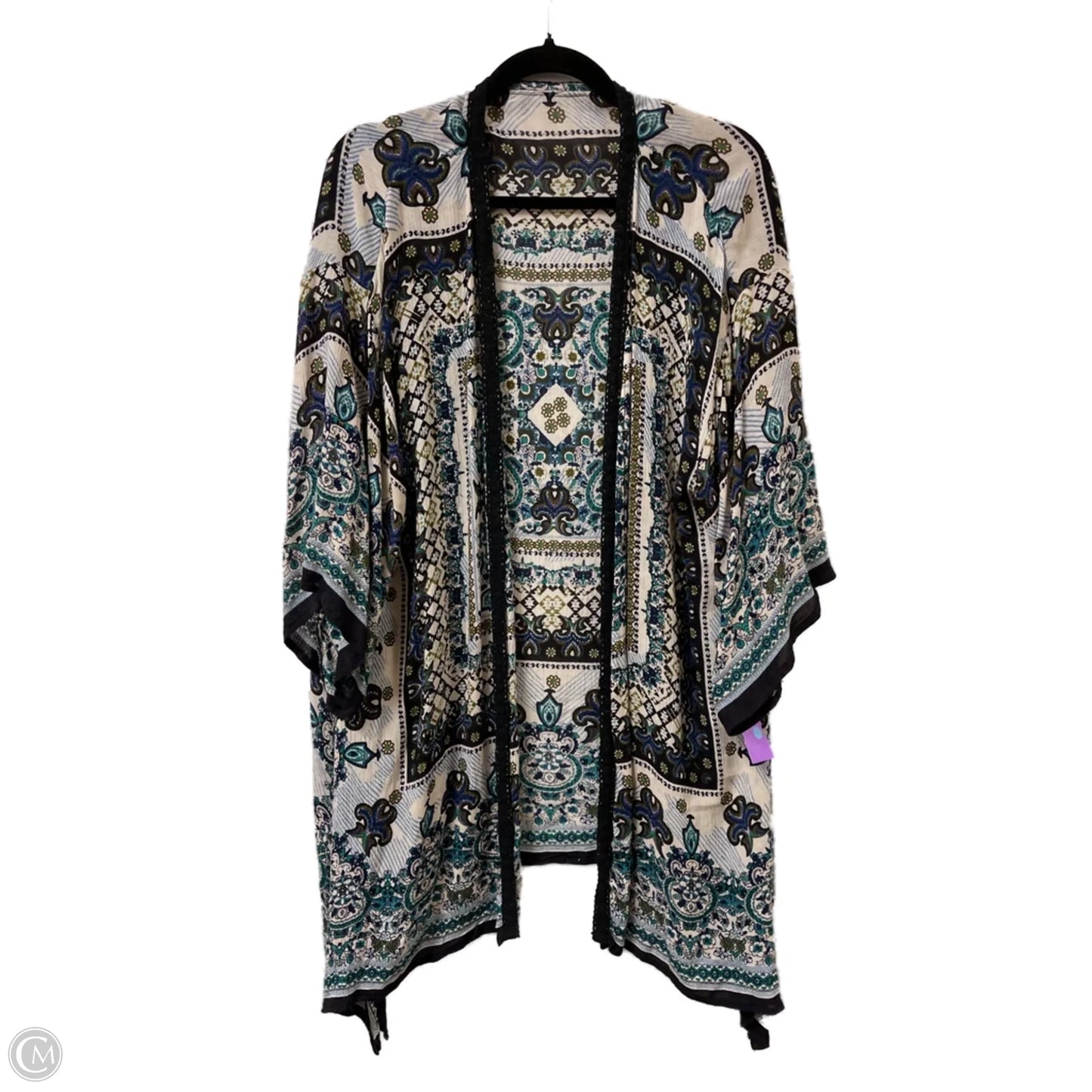 Kimono By Clothes Mentor In Green, Size: S