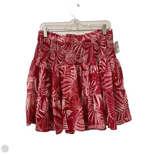 Skirt Mini & Short By Banana Republic In Red, Size: M