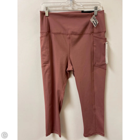 Athletic Leggings By Rbx In Mauve, Size: 1x