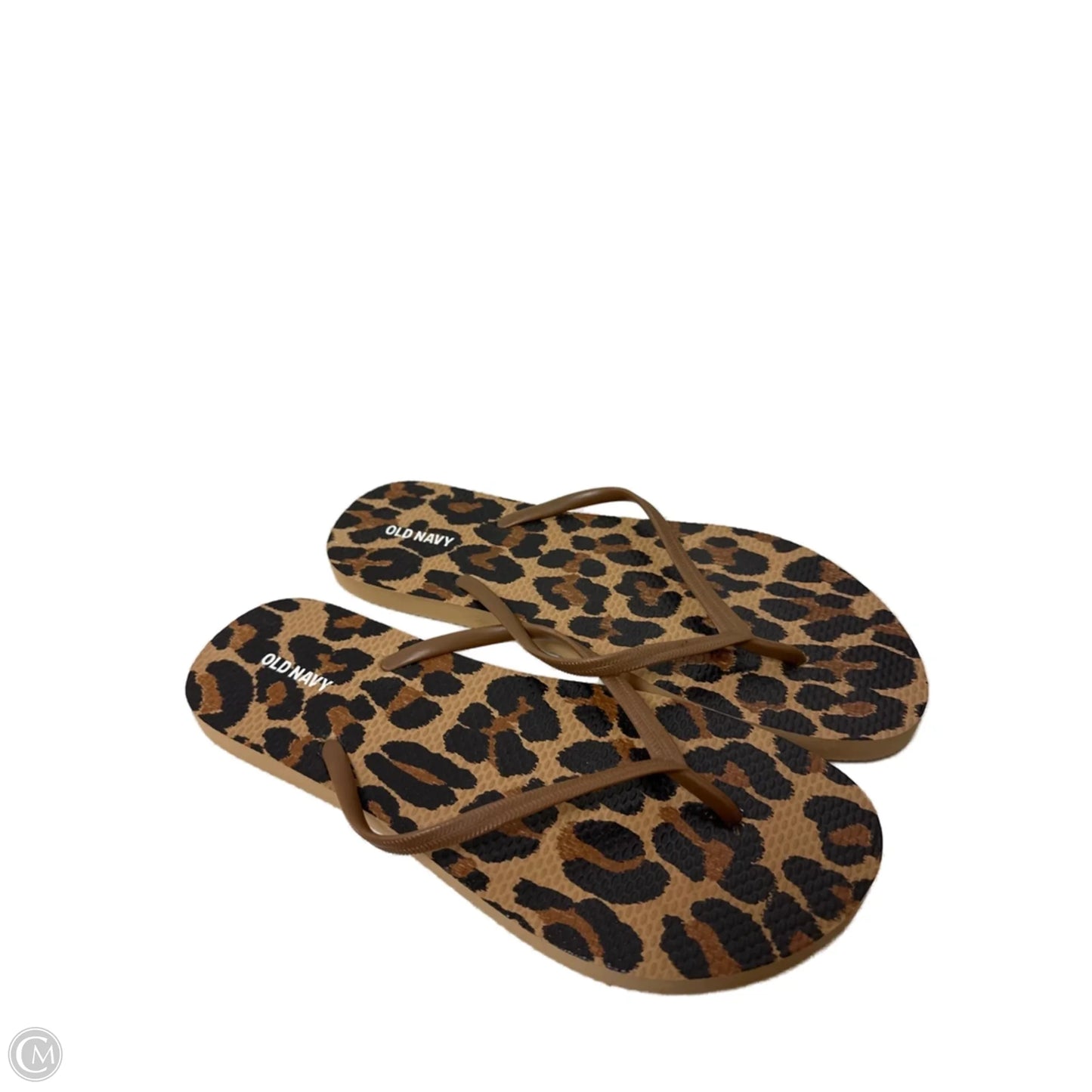 Sandals Flip Flops By Old Navy In Animal Print, Size: 10