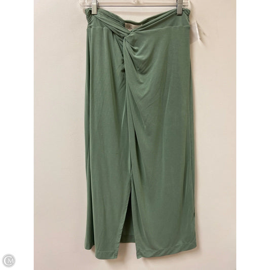 Skirt Maxi By Anthropologie In Green, Size: M