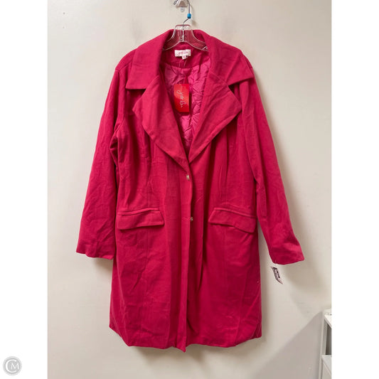 Coat Other By Clothes Mentor In Pink, Size: 2x